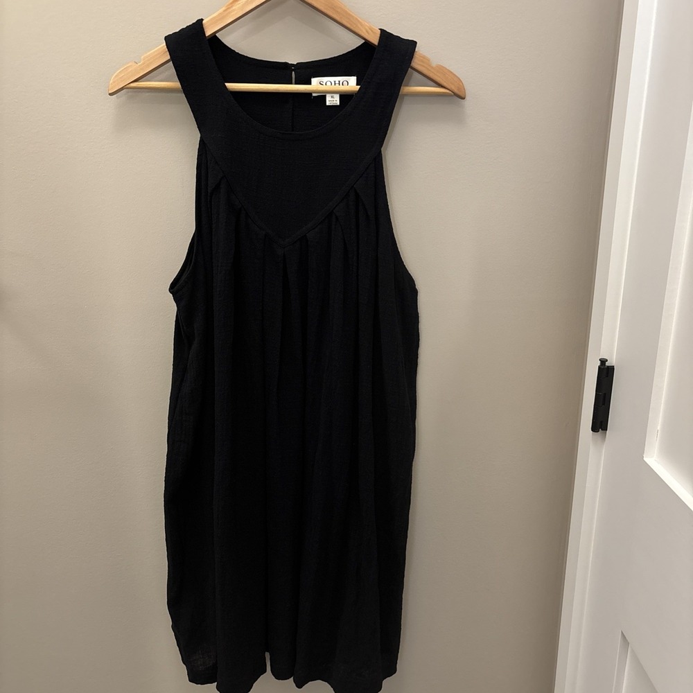 SOHO Apparel Lightweight Sundress XL black